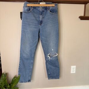 Abercrombie & Fitch Women’s Distressed Blue Jeans